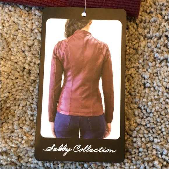 NWT Women’s Sebby Faux Leather Jacket - Picture 7 of 8